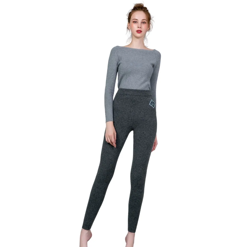 Auzland Sheepskin Pure Merino Wool Ultra Soft Women Leggings Base Layer