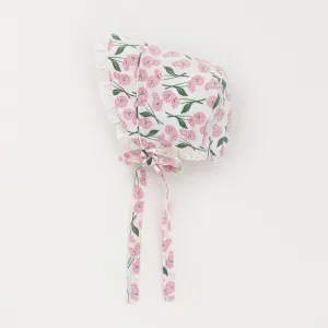 Blush Pink Poppy Bonnet UPF 25   for Infants & Toddlers