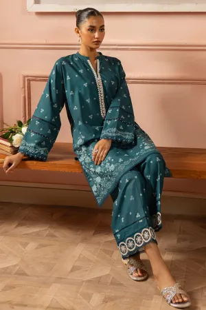 Cross Stitch Seher Cambric – Garden Charm-2 Piece Printed Suit