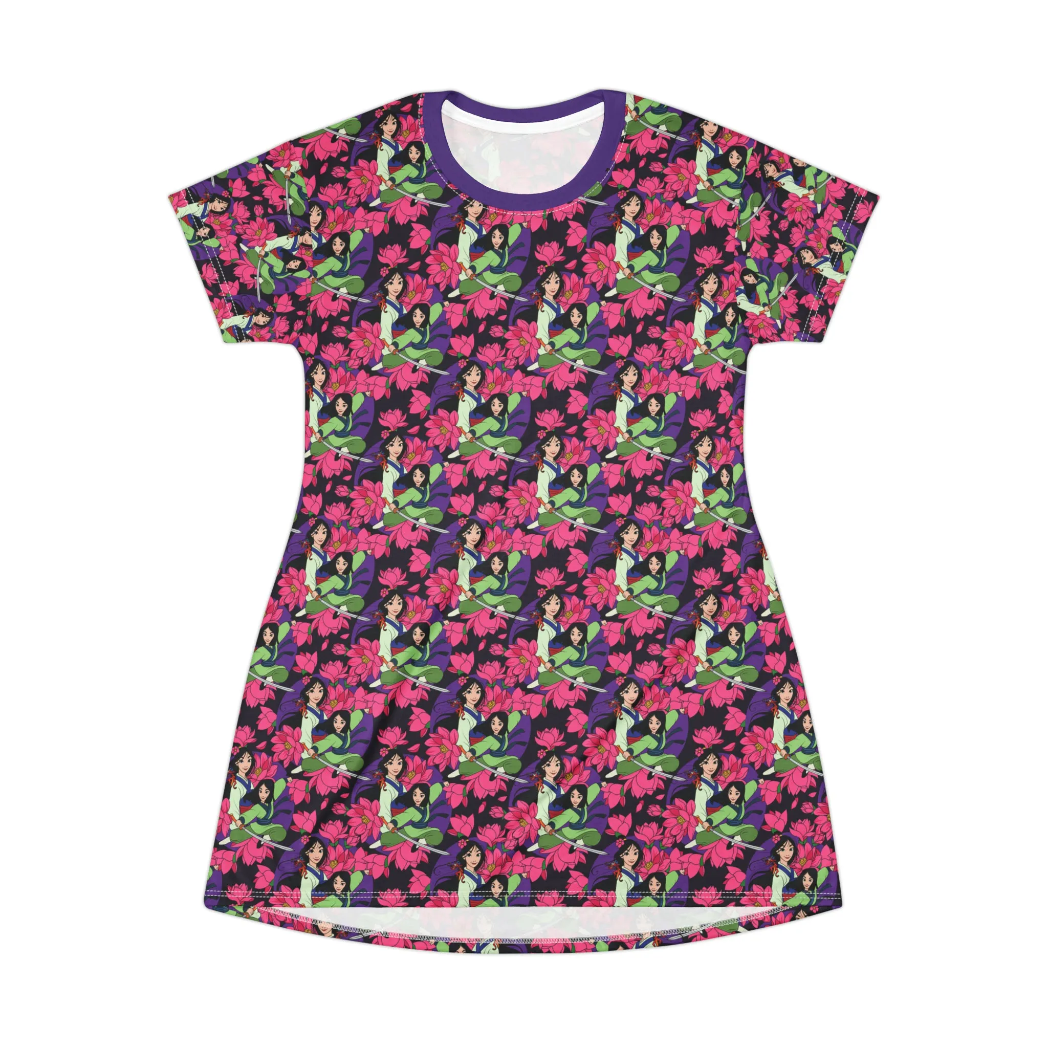 Disney Mulan Blooming Flowers T-Shirt Dress