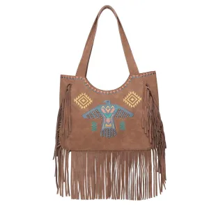 Embroidered Native Aztec Thunderbird Tote Bag