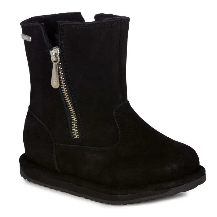 EMU - Kids -  Arden WATERPROOF - Black sheepskin boots on sale