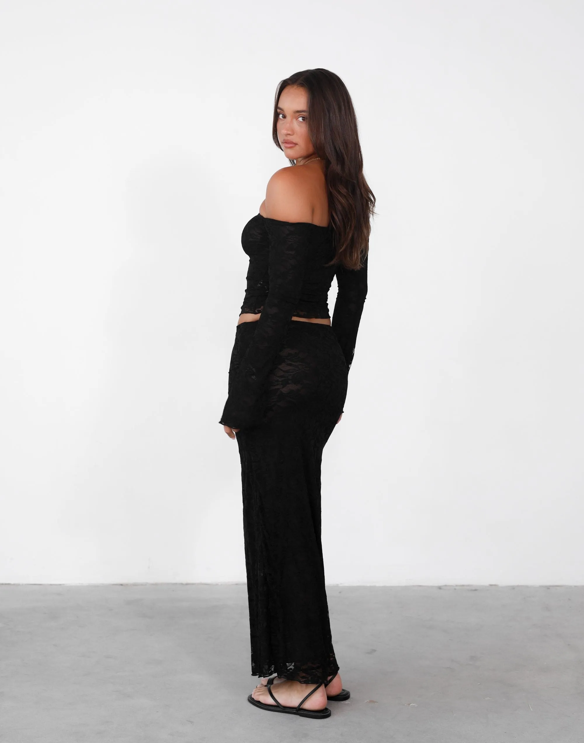 Florence Maxi Skirt (Black)