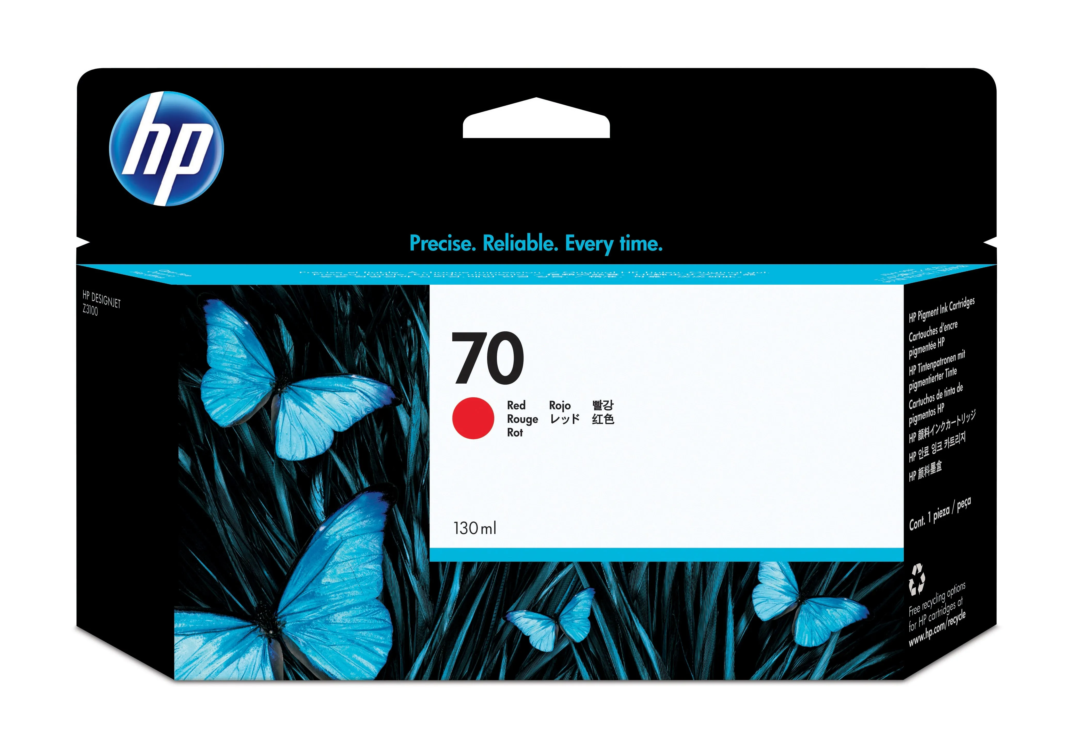 Hp 70 - Red - Original - Ink Cartridge