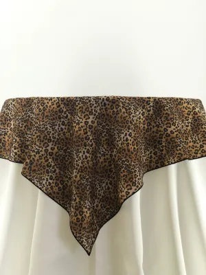 Leopard Polyester Tablecloth