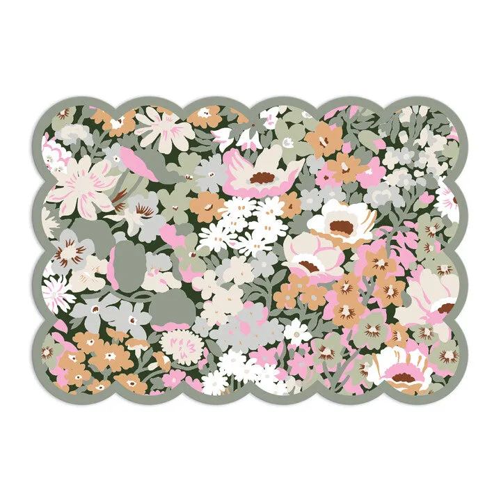 Liberty Scalloped Shaped Notecard Set