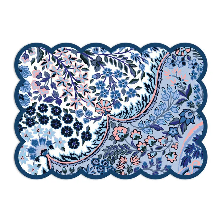 Liberty Scalloped Shaped Notecard Set