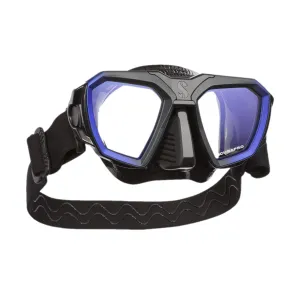 Open Box ScubaPro D-Mask Diving Mask - Black/Blue, Size: Medium