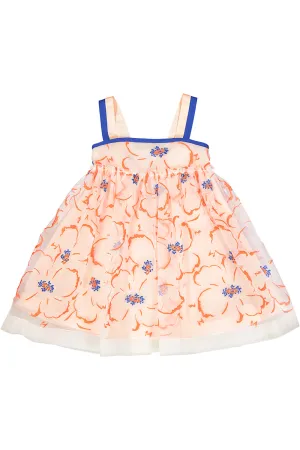 Organza Embroidered Dress