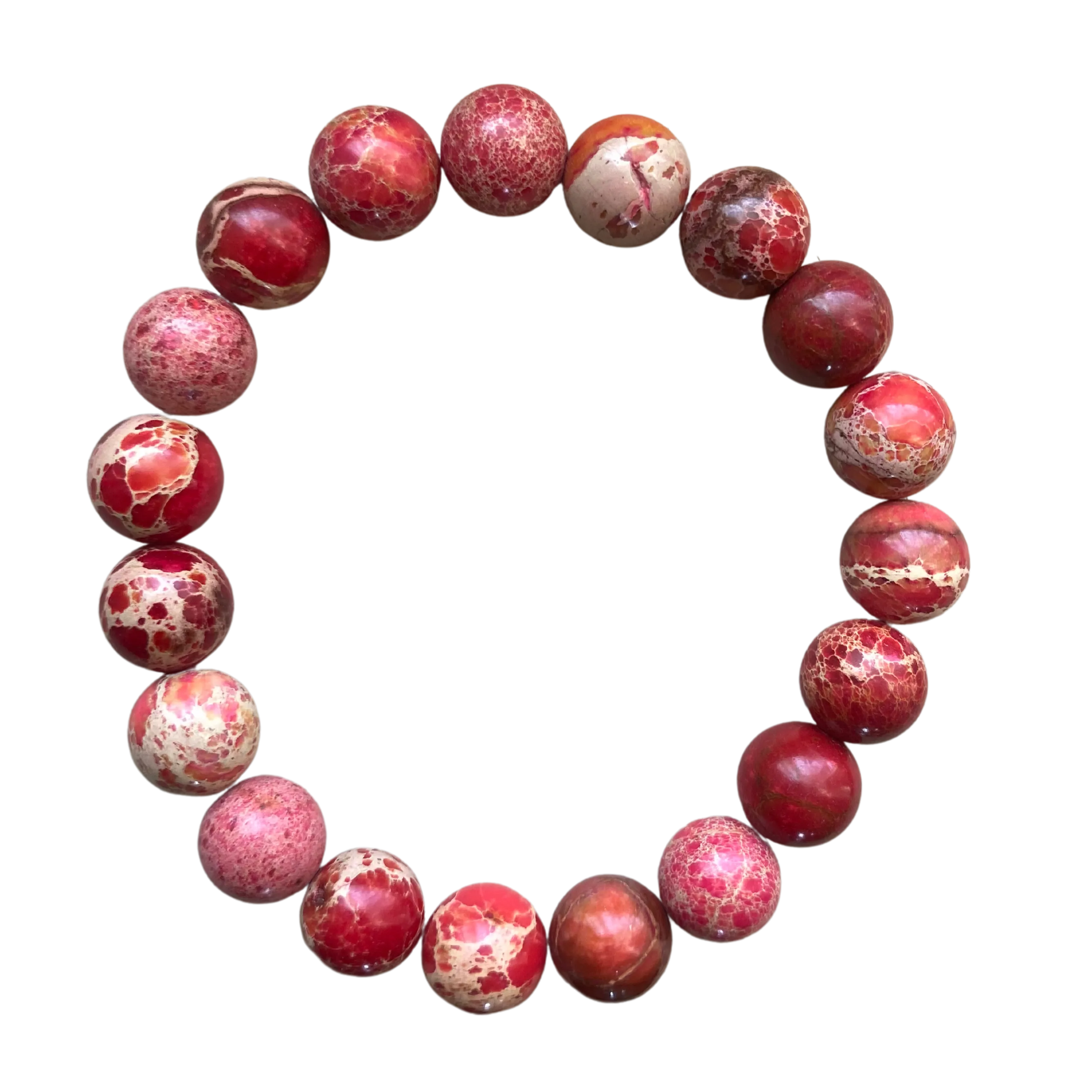 Red African Sea Sediment 8mm Bracelet