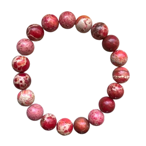 Red African Sea Sediment 8mm Bracelet