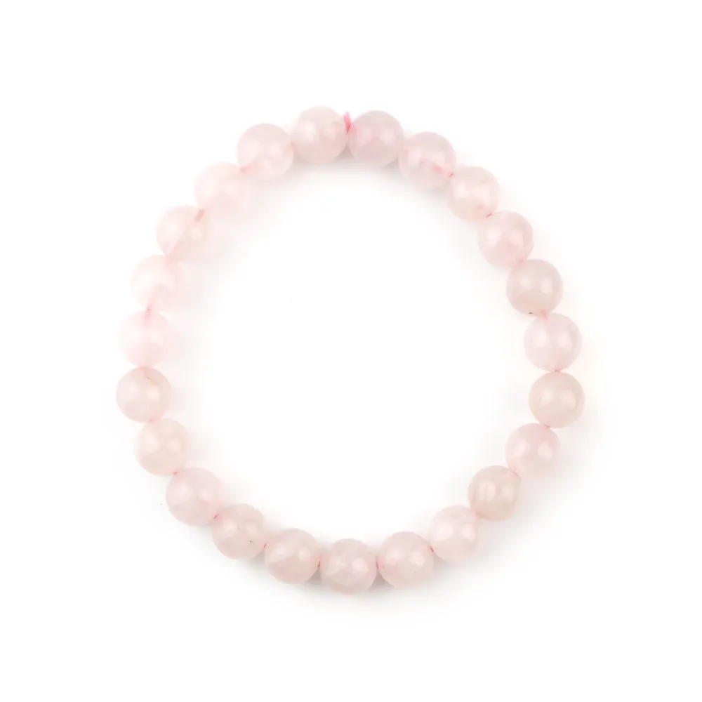 Rose Quartz Beaded Bracelet