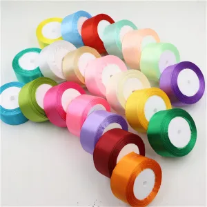 silk satin ribbon 40mm 22 Meters wedding party festive event decoration crafts gifts wrapping apparel sewing fabric supplies