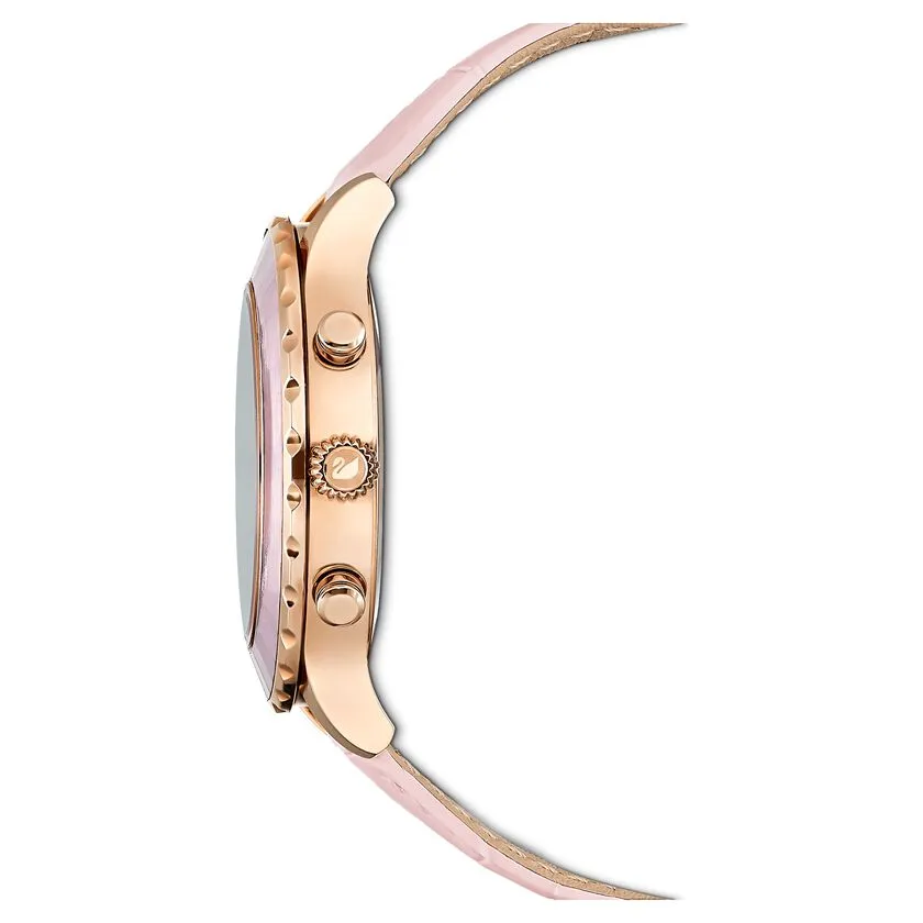 Swarovski Octea Lux 39mm Rose Gold Watch 5452501