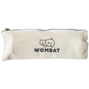 Wombat Cotton Zipper Pouch